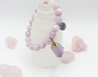 Kunzite Crystal Bracelet