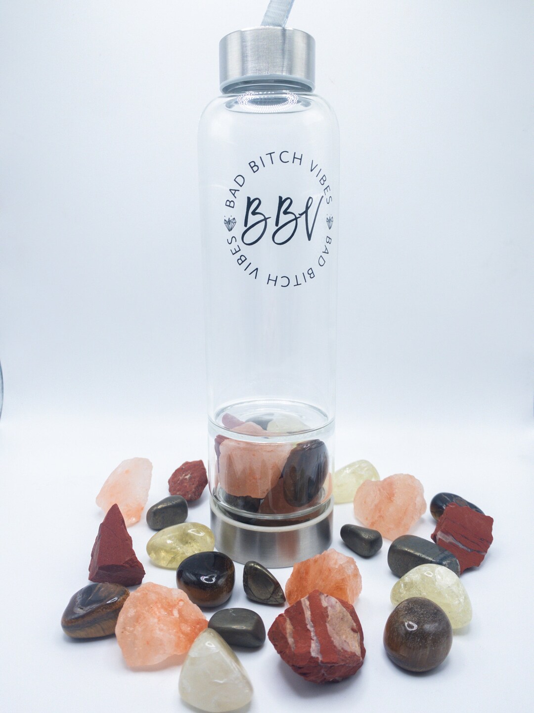 Leo Zodiac Crystal Water Bottle, Crystal Infused Water Bottle, Good