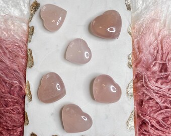 Rose Quartz Heart Crystal, Love Crystal Heart Stone, Pink Heart Crystals for Love, Heart Shaped Crystal, Crystal Gift
