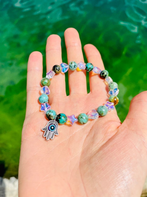 Reiki stone bracelet deals