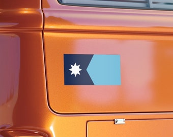 New Minnestoa State Flag Bumper Stickers