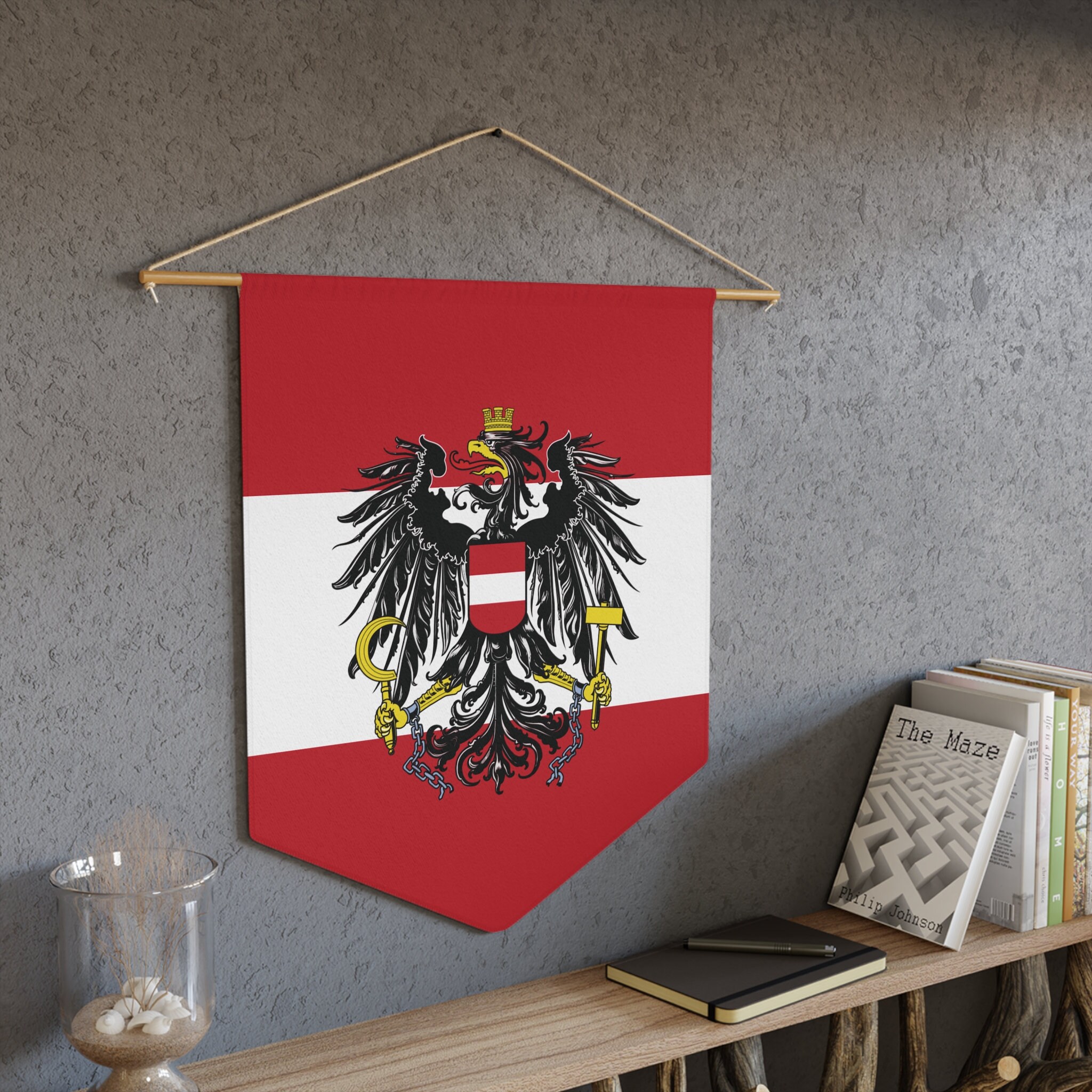 Fanion OFB – Pennant Wimpel – Austrian Australian Football League – Vintage