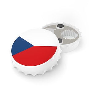 Czechia Flag Bottle Opener, Czech Flag Decor, Czech Republic