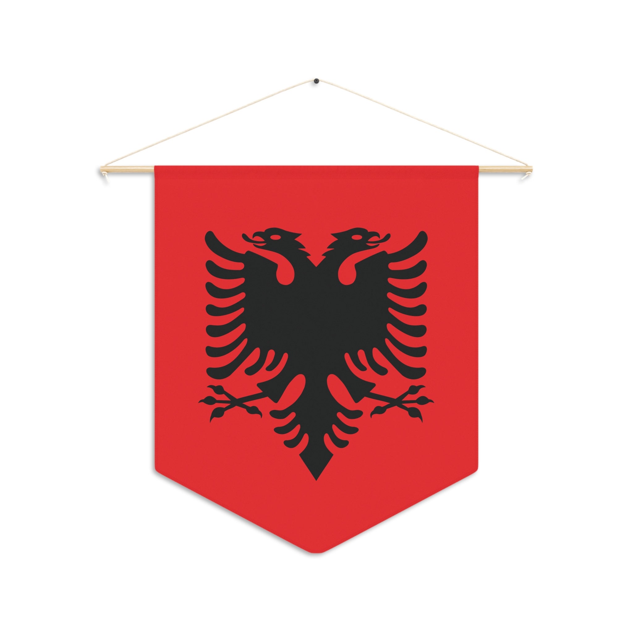 Fanion Mini Drapeau Tirana Albanie - Décoration Voiture & Souvenir De Voyage
