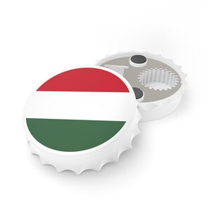 Apribottiglie con bandiera ungherese, decorazione bandiera ungherese