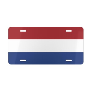 Vlag van Nederland ijdelheid nummerplaat, autonummerplaat, Nederlands decor, patriottisch cadeau, Nederlandse vlag autolabel, Nederlandse vlag decor