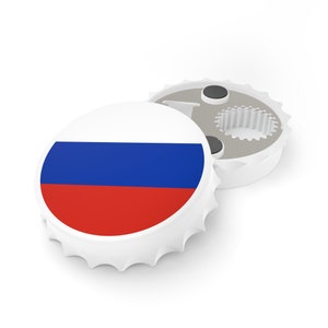 Russia Flag Bottle Opener, Russian Flag Decor