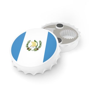 Guatemala Flag Bottle Opener, Guatemalan Flag Decor