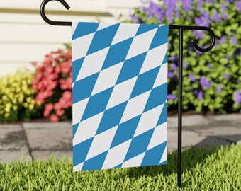 thumbnail image 2 of Trade Winds 12x18 Inch Bavaria Bavarian Lion Stick Flag – 100D Polyester Wood Staff 2 of 5