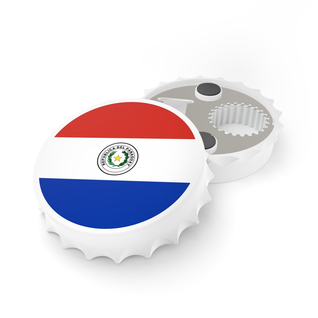 Compra Wedare Souvenir Bandera De Paraguay Abrebotellas De Cerveza