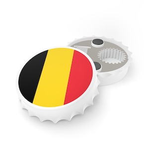 Belgium Flag Bottle Opener, Belgian Flag Decor