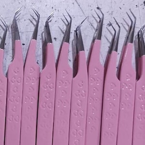 Pinzas de volumen Lash Brat de 45 grados; Suministros para extensiones de pestañas; Pinzas para pestañas, Pinzas para extensiones de pestañas