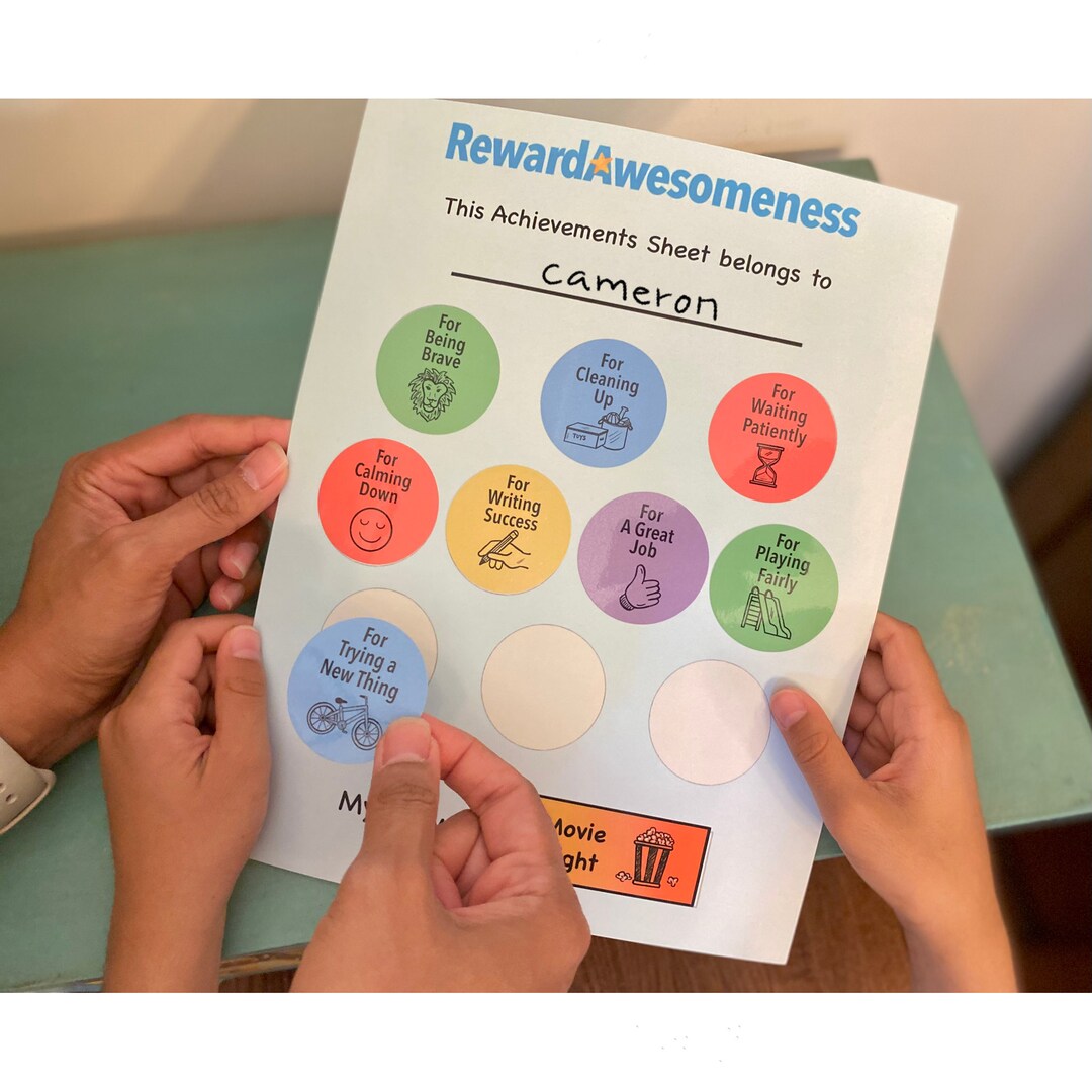 Rewardawesomeness - A Fun Reward System for Kids at Home, Reward Chart ...