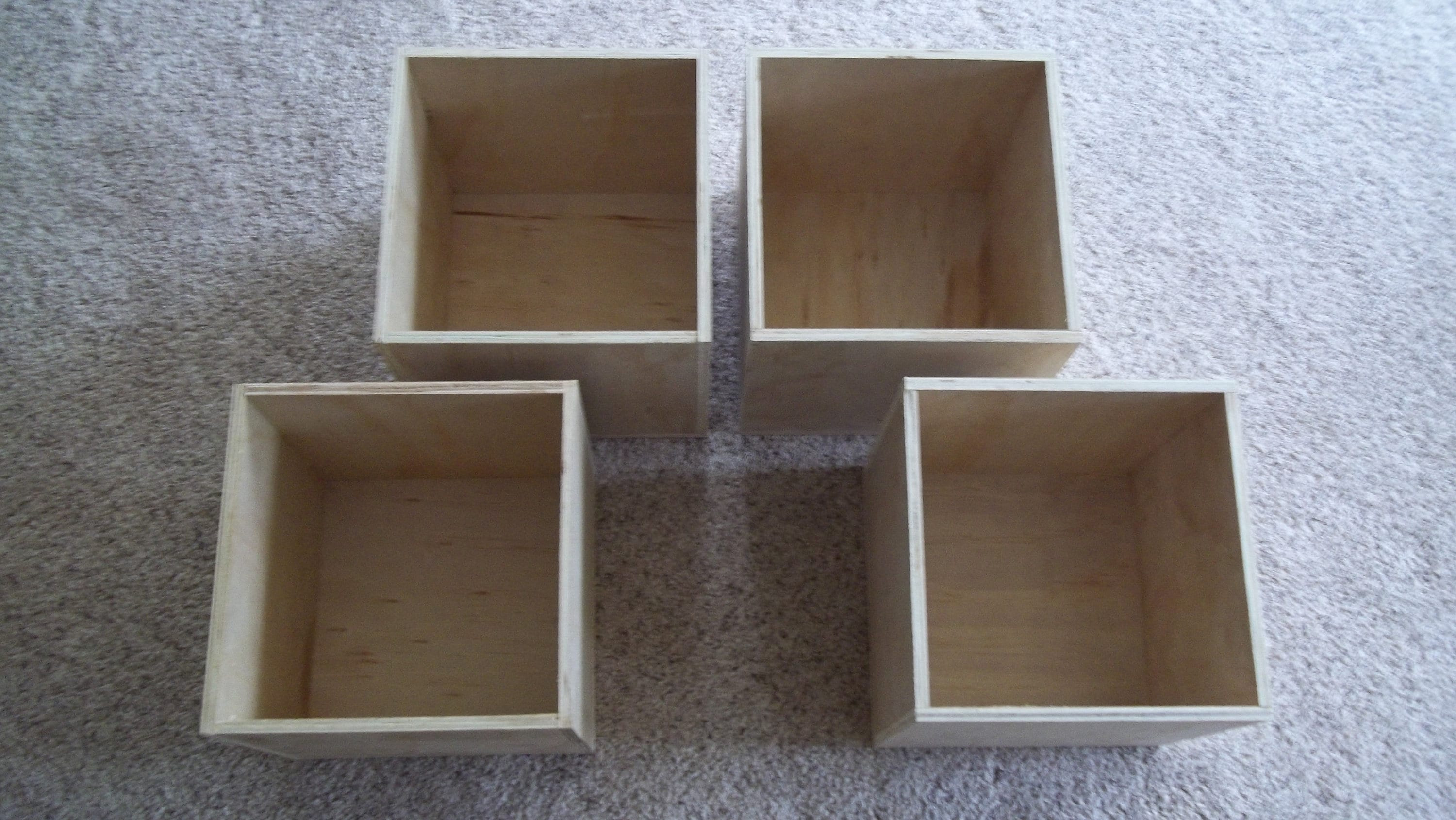 Cube Bundles Unfinished Wood Craft Cube Box Bundles From Etsy