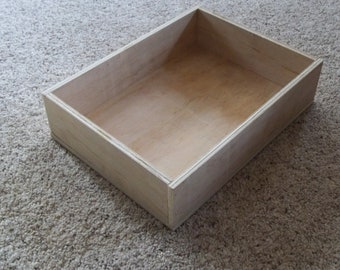 Rectangles, Unfinished Wood Craft Rectanglar Box, Made from Reclaimed Wood, Standard or Custom Sizes.