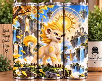 Aniimo inspired 20oz Skinny Tumbler, Gamer Gift, Anime Gift, Custom tumbler