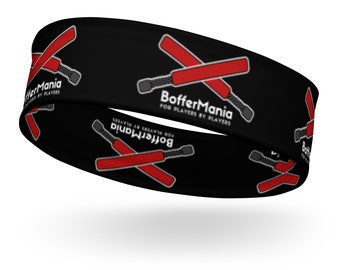 BofferMania Headband, Belegarth, Amtgard, Dagorhir, Foamfighter, Sweatband Hairband