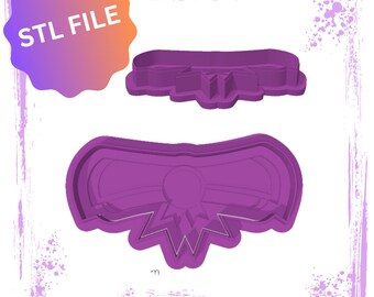 Scroll debosser & cookie cutter STL File, Graduation Cookie Cutter, 3D printed Cookie Cutters, Digital Cookie Cutters