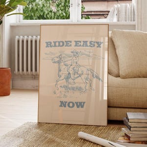 Cowboy quote print, Minimalist western wall art, Horseback riding poster, Vintage cowboy aesthetic, Wild west home decor, Digital Printables