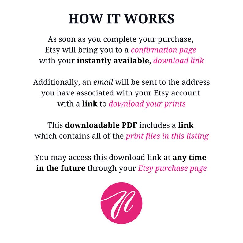 Instantly elevate your space with the convenience of digital downloads. Print and frame these high-resolution artwork at your preferred size, allowing you to customize your gallery wall to suit your unique style.