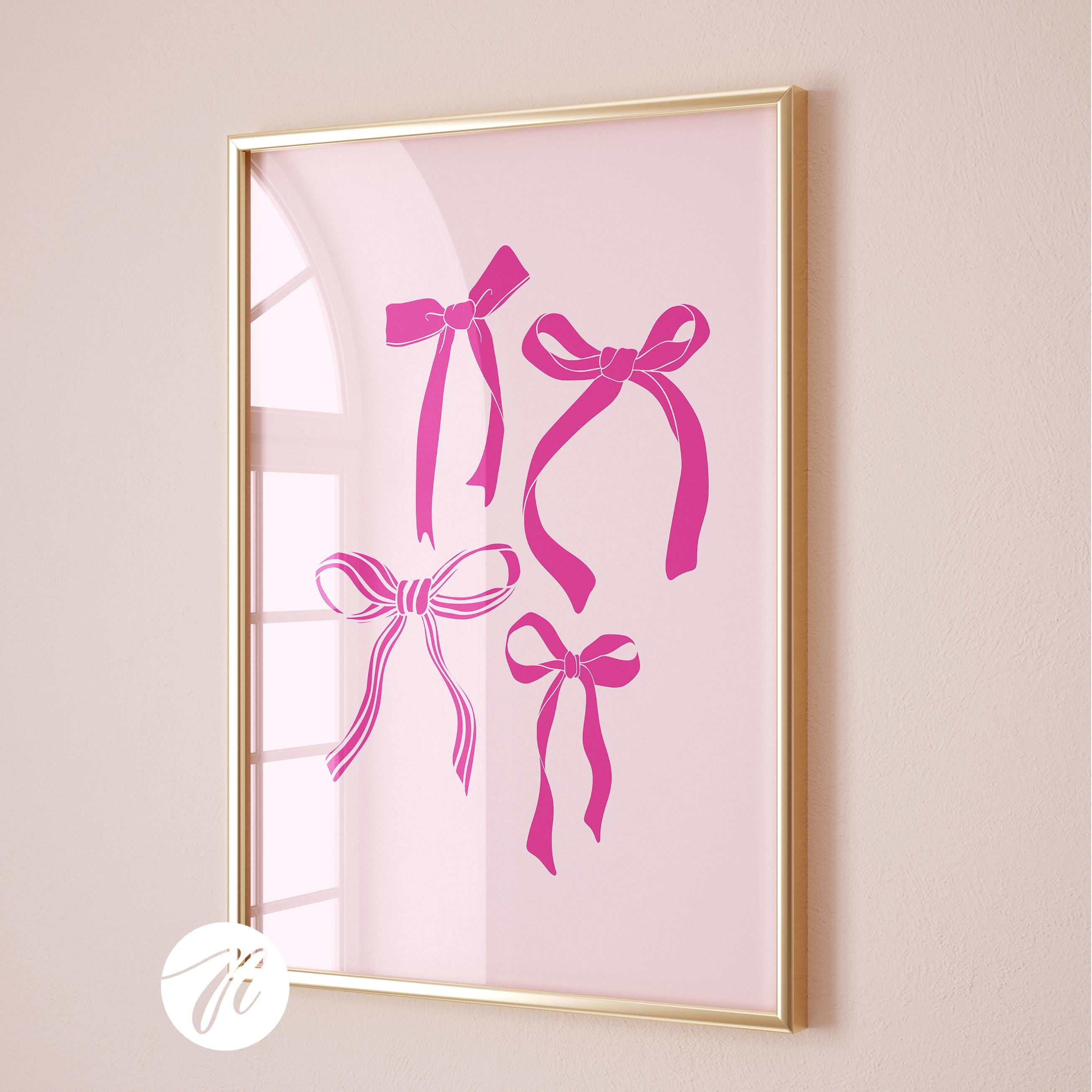 Decorazione da parete con fiocco rosa - Italia
