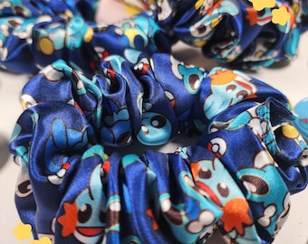 Water Starters Scrunchie | Handmade | Hair Accessory | Squirt | PKMN