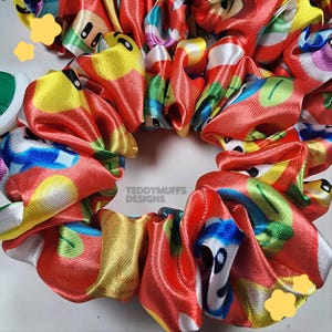 Mario Scrunchie | Handmade | Nintendo | Hair Accessory | Power Ups