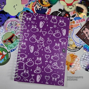 Omori Sticker Book | Reusable | A5 | Notebook | Sticker Collection | Sticker Album
