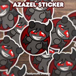 Azazel Sticker | Vinyl Sticker | Isaac | Video Game | Binding