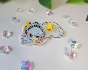 Pin acrílico Labrys / 1.5" / Persona 4 / Android / Arena / P4 / Pin de esmalte