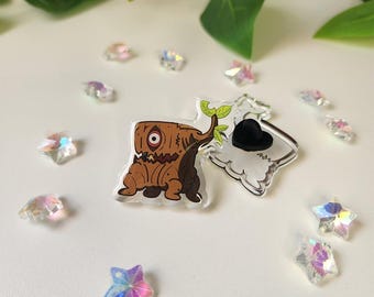 Pin acrílico de tocón fantasma / 1.5" / Maple Story / MS / Maplestory / Pin de esmalte