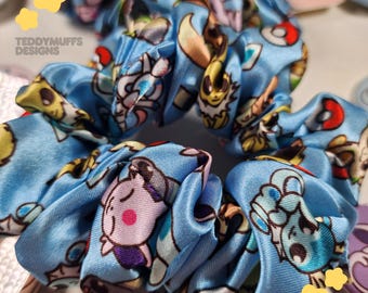 Eev lutions Scrunchie | Handmade | Hair Accessory | E V | PKMN