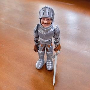 Knight / Skeleton Figure | 3D Printed | Articulated | Display | Toy