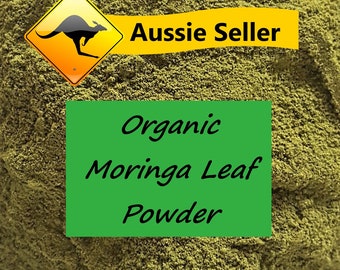 Moringa Powder Organic Australian Seller - 100% Premium Superfood - Fresh Pure Natural Powdered Leaf - Free fast postage from Australia