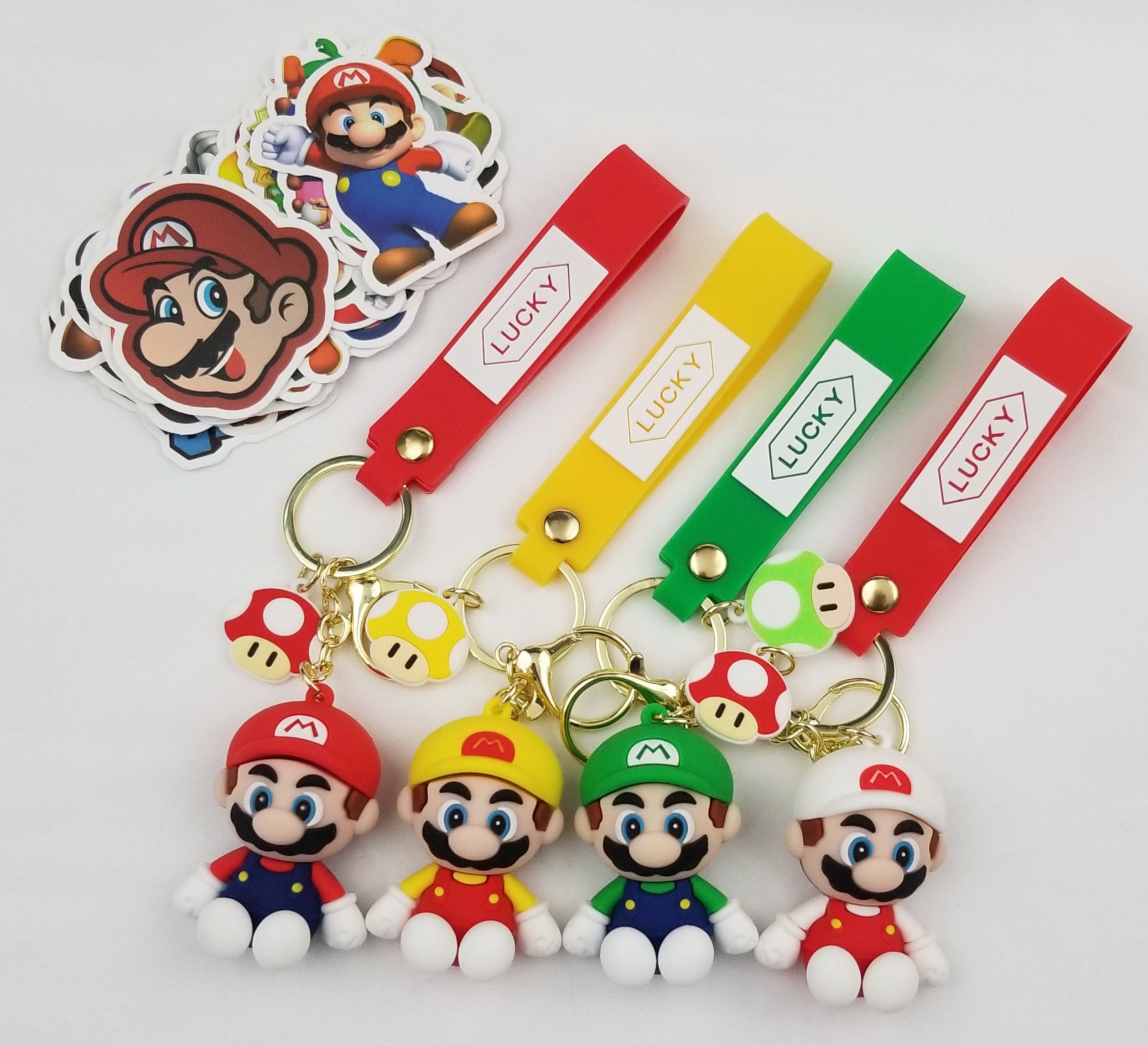 Super Mario Keychain Bundle Etsy Singapore
