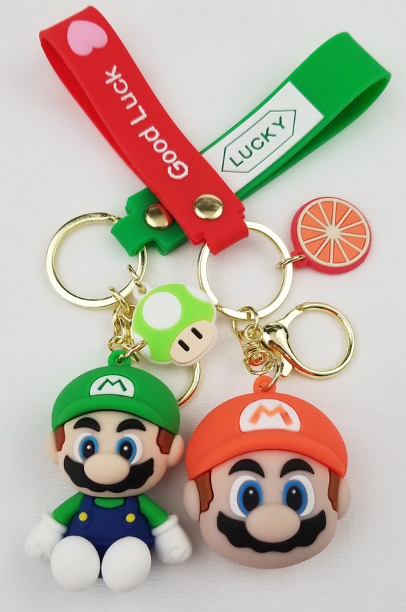 Yoshi Keychain. Mario Keychains, Super Mario Keychains. Retro