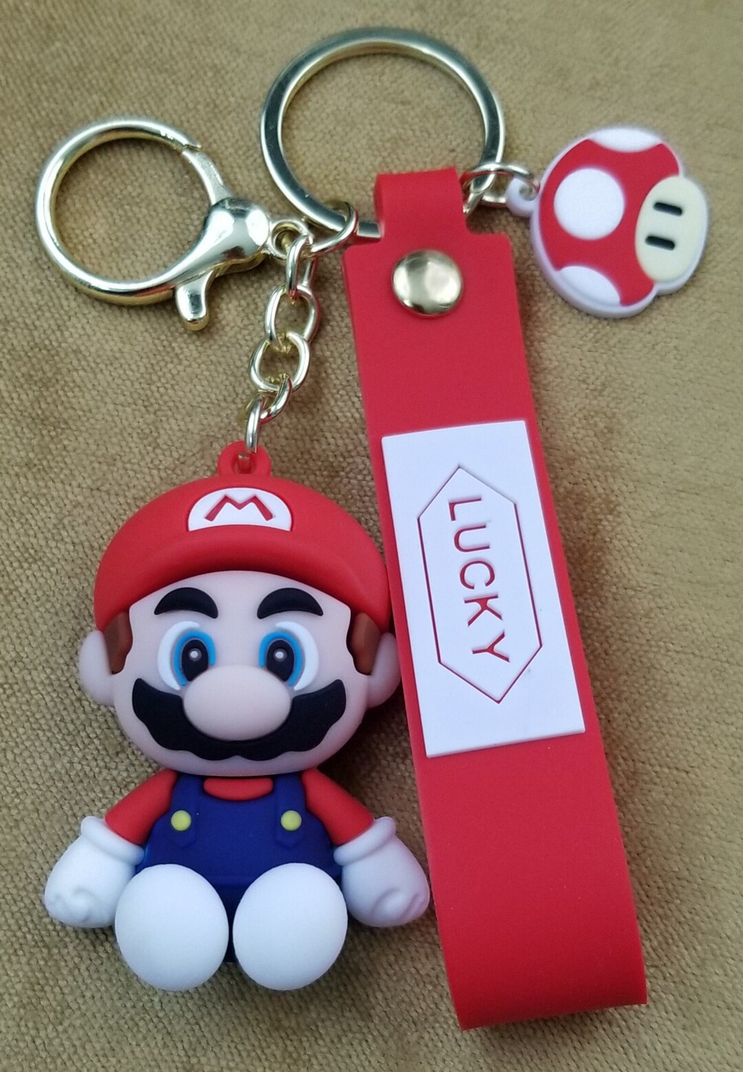 Super Mario Keychain Etsy