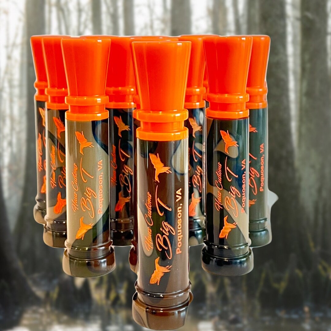 Cutdown Duck Call Big T Woodland Camo Etsy