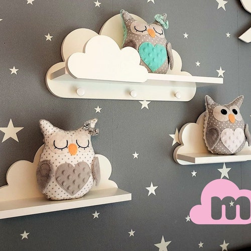 Cloud Shelf Shelf for Baby Nursery Kids Room Wall Etsy