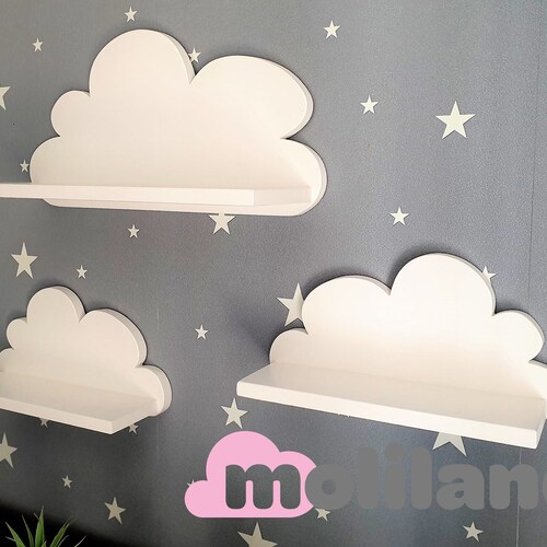 Cloud Shelf Shelf for Baby Nursery Kids Room Wall Etsy