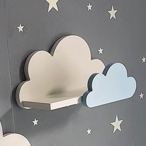 Wolke Wandregal, S-3, Regal per kinder, kinderzimmer, babyzimmer, hängend