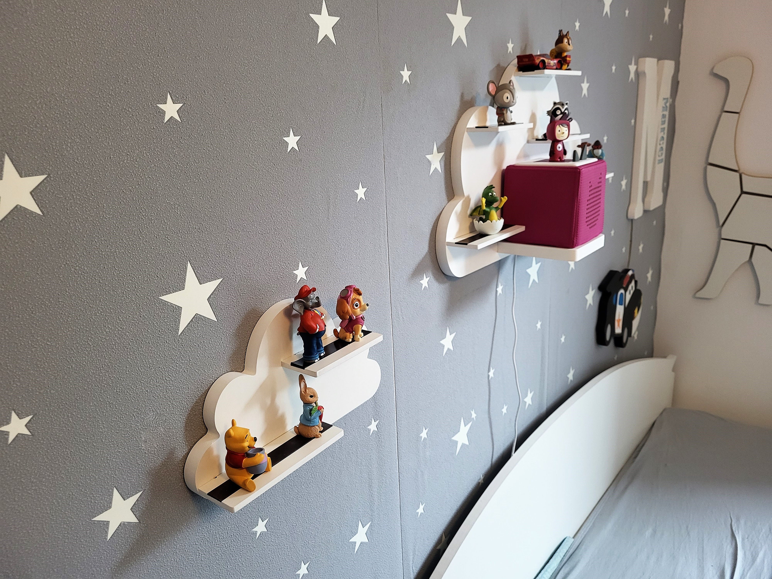 Tonie Regal Aus Holz (Wolke) Für Hörfiguren - – Produktbild-Vorschau 4