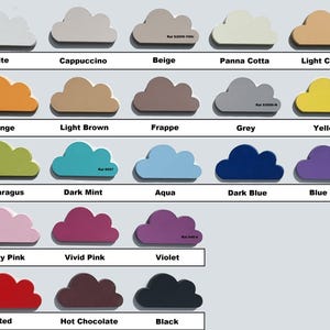 Wolke Wandregal, 3er Set, Moli, Weiß / Grau mit Montagehaken, Regale für kinder, kinderzimmer, babyzimmer, hängend Bild 8