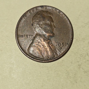 1951D Re-Punched Mint Mark Error