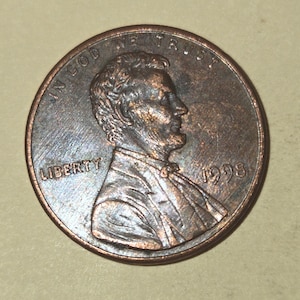 1998P Wide AM Error Coin