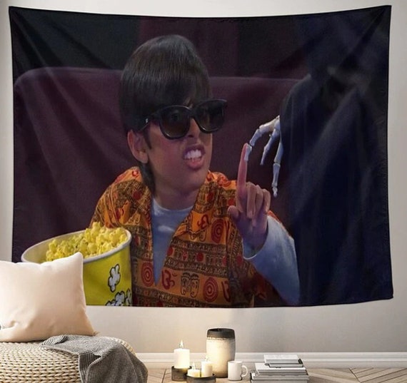 Ravi Skeleton Tapestry I Took Her to My Penthouse Freaked It