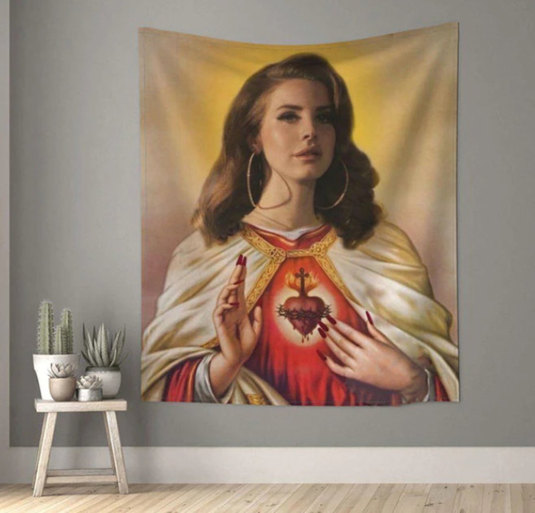Lana Del Rey Tapestry Hippie, Wall Hanging, Gimic, Joke, Gift, Room