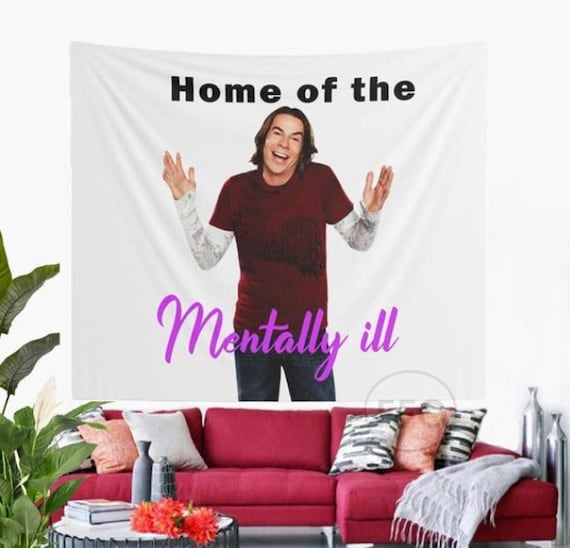 Spencer Tapestry Hippie Wall Hanging Mentally Ill Funny Gift