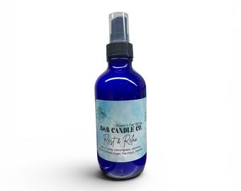 Rest & Relax Room Spray, Stress Relief Mist, Lemongrass Jasmine Spray, Calming Home Fragrance