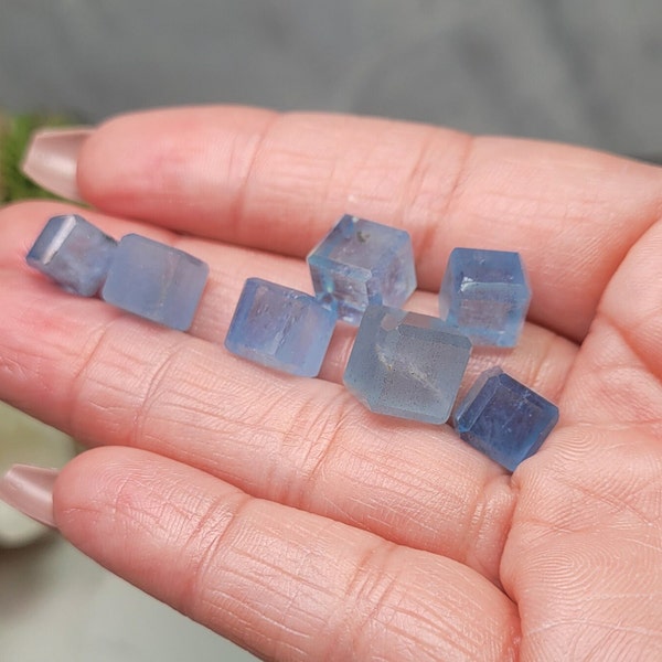 Aquamarine Crystal Cube Minis, March Birthstone, Aquamarine Birthstone, Crystal for Inner Peace, Crystal Collector